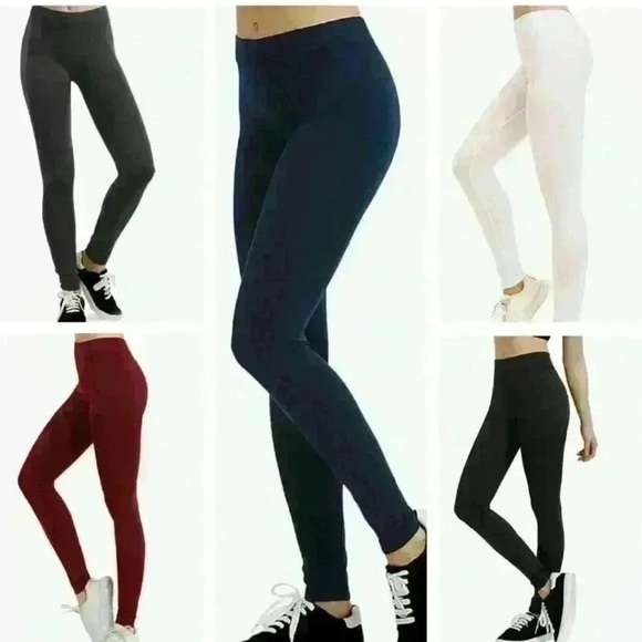 Sofra Burgundy Leggings – One Size (Fits S–XL) - Picture 4 of 4